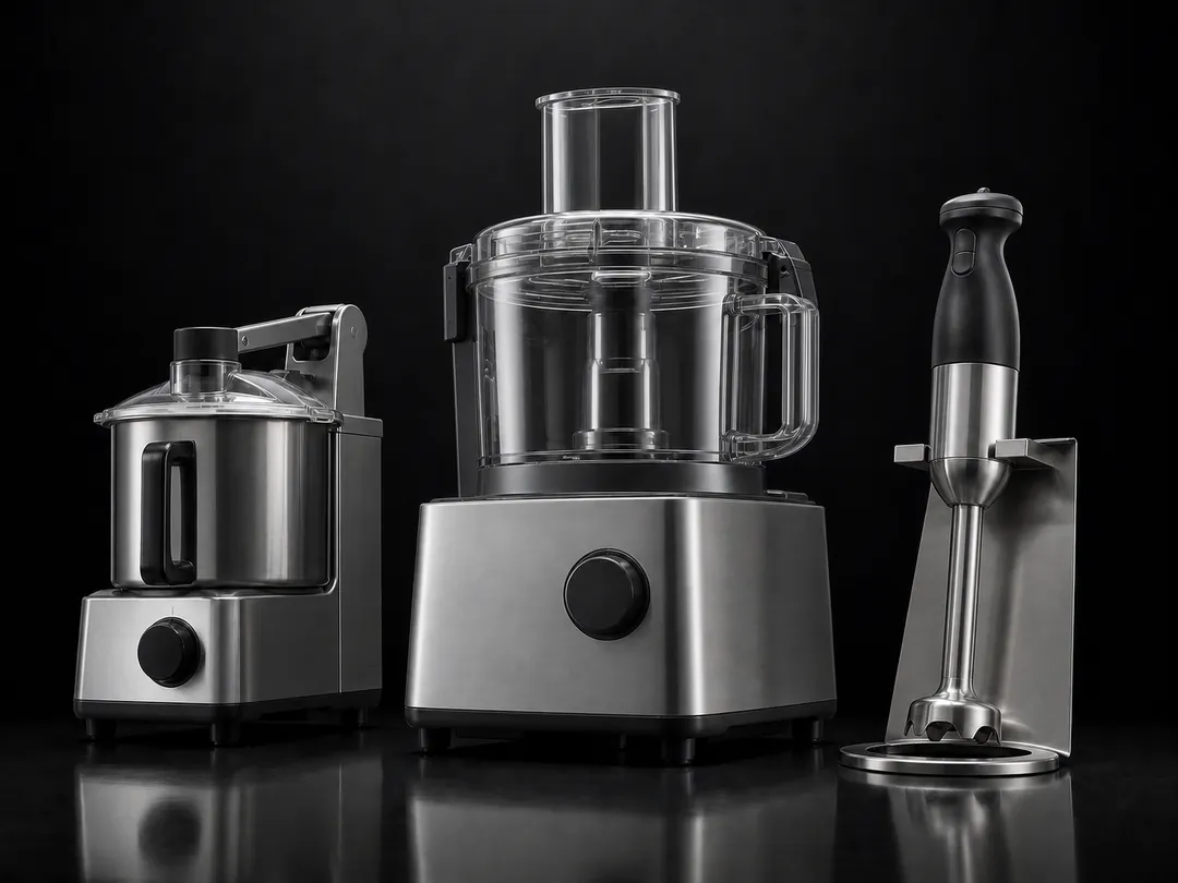 Commercial food processors, cutters and stick blenders