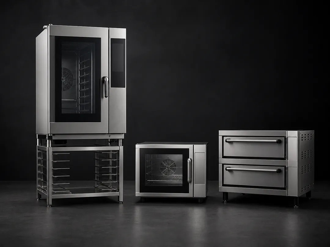 Commercial combi, convection and deck ovens