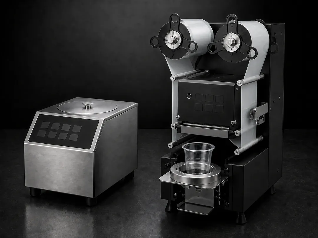 Bubble Tea Prep & Sealing Machines commercial product system