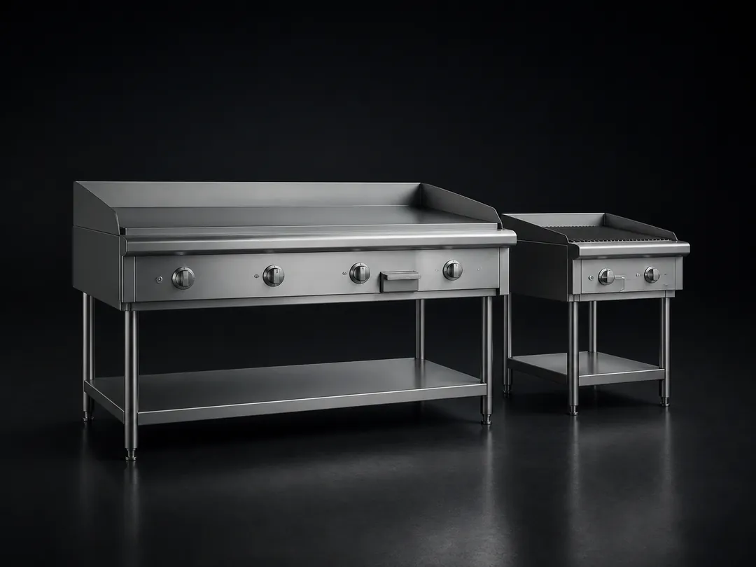 Griddles with Stands commercial product system