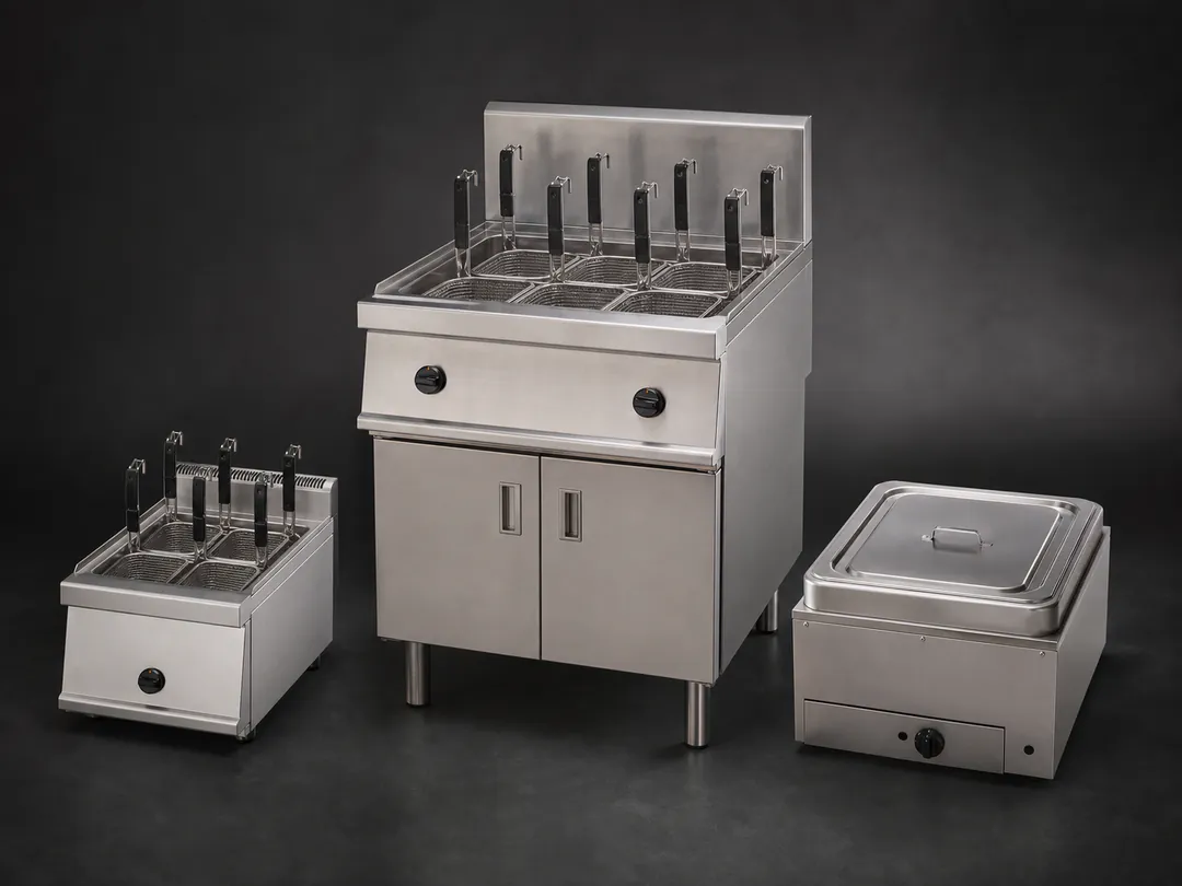Pasta & Noodle Cooker / Steamer commercial product system