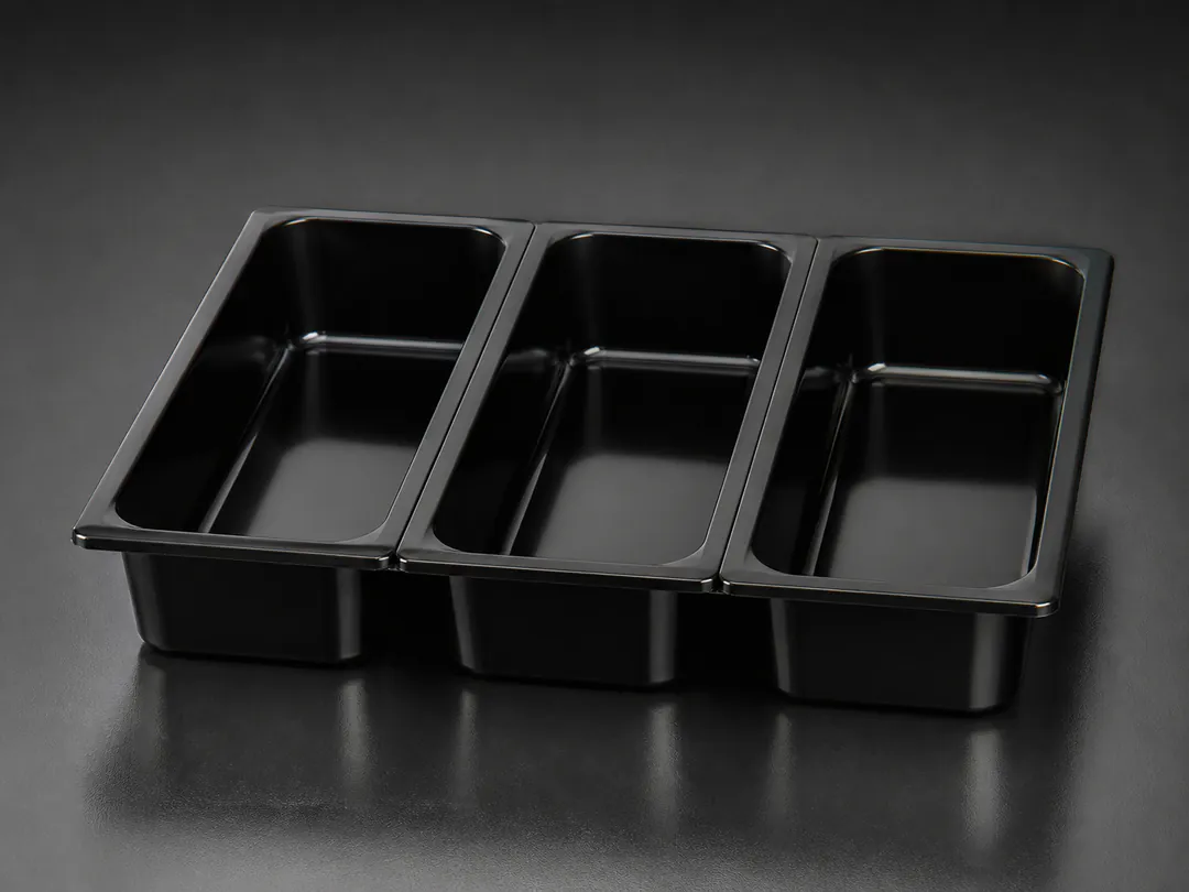 1/3 Black Polycarbonate commercial product system