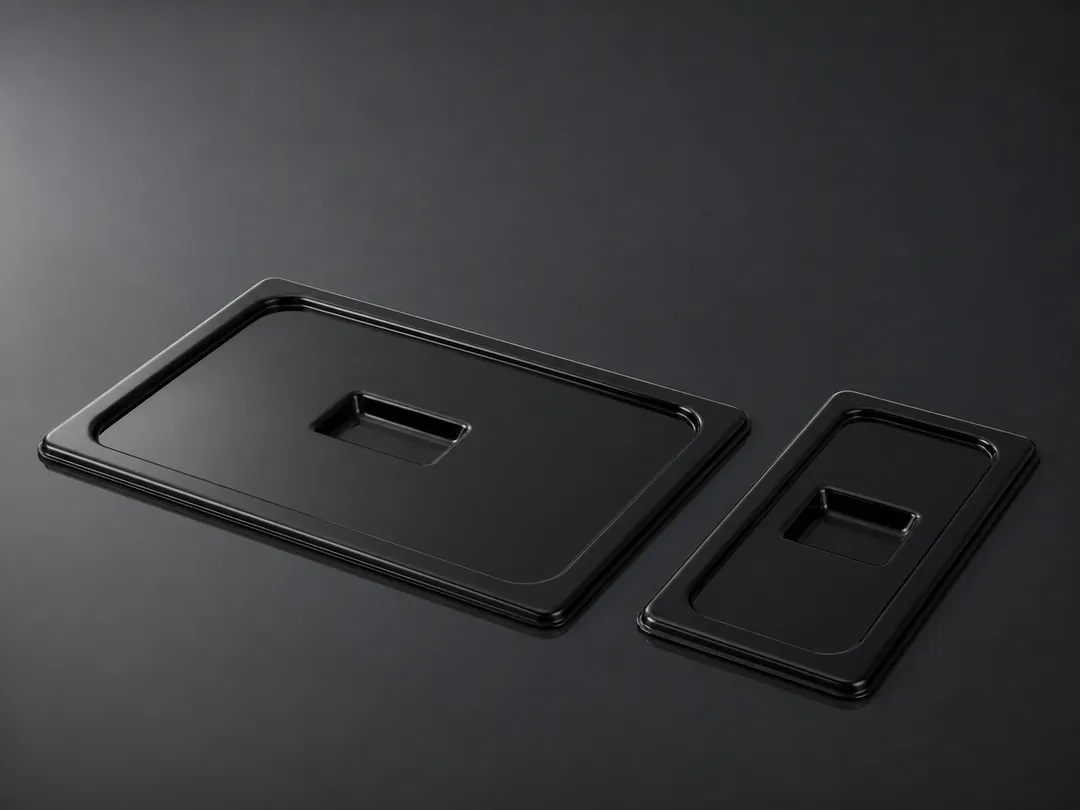 Black Polycarbonate GN Pan - Lids commercial product system