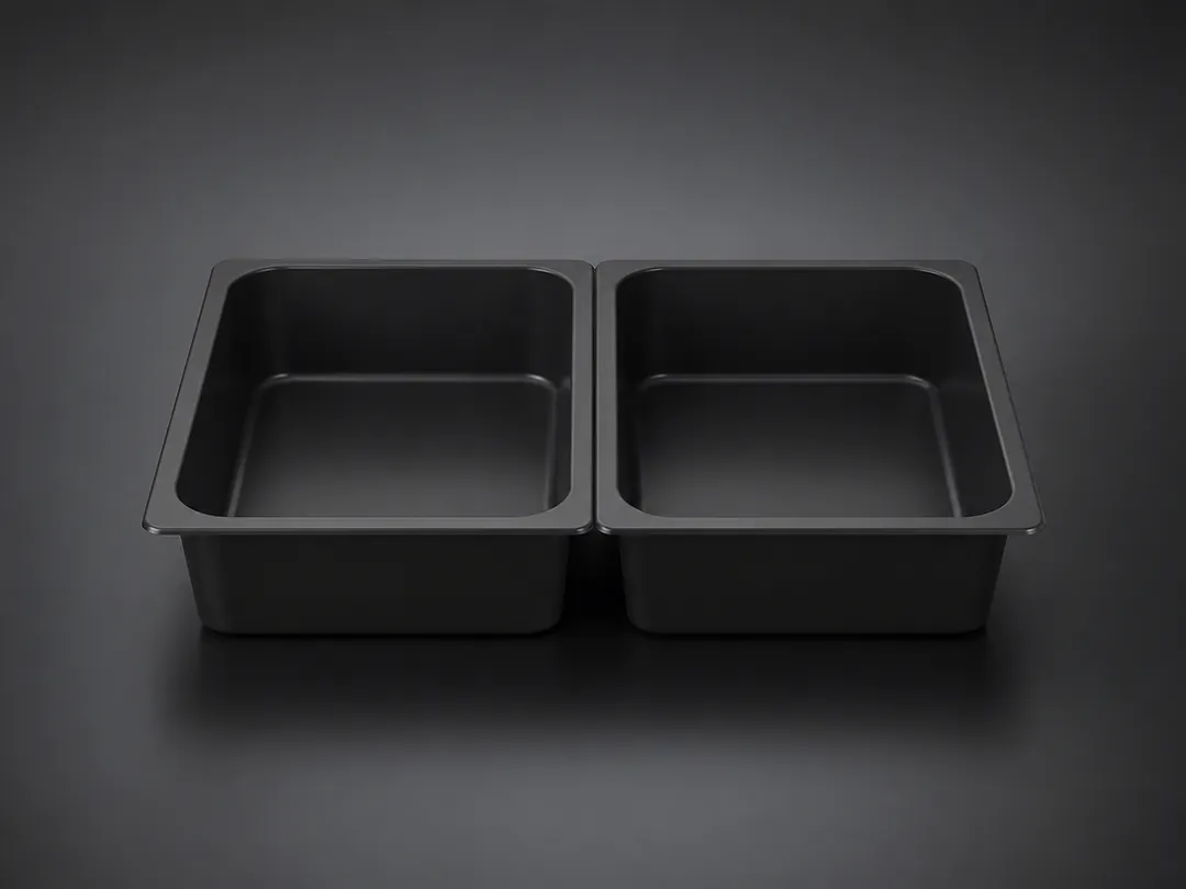 1/2 Black Polypropylene Pans commercial product system