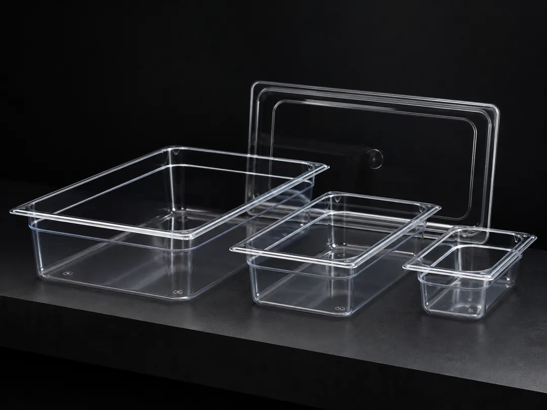 Clear Polycarbonate Pans (PC) commercial product system