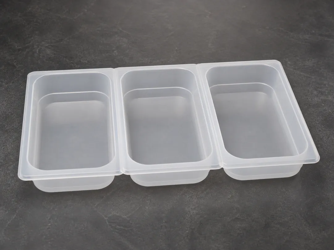 1/3 Clear Polypropylene Pans commercial product system