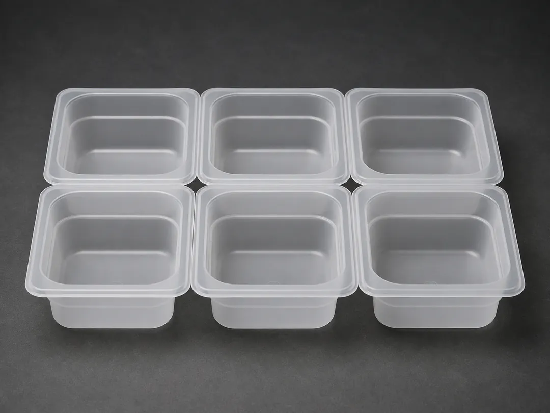 1/6 Clear Polypropylene Pans commercial product system