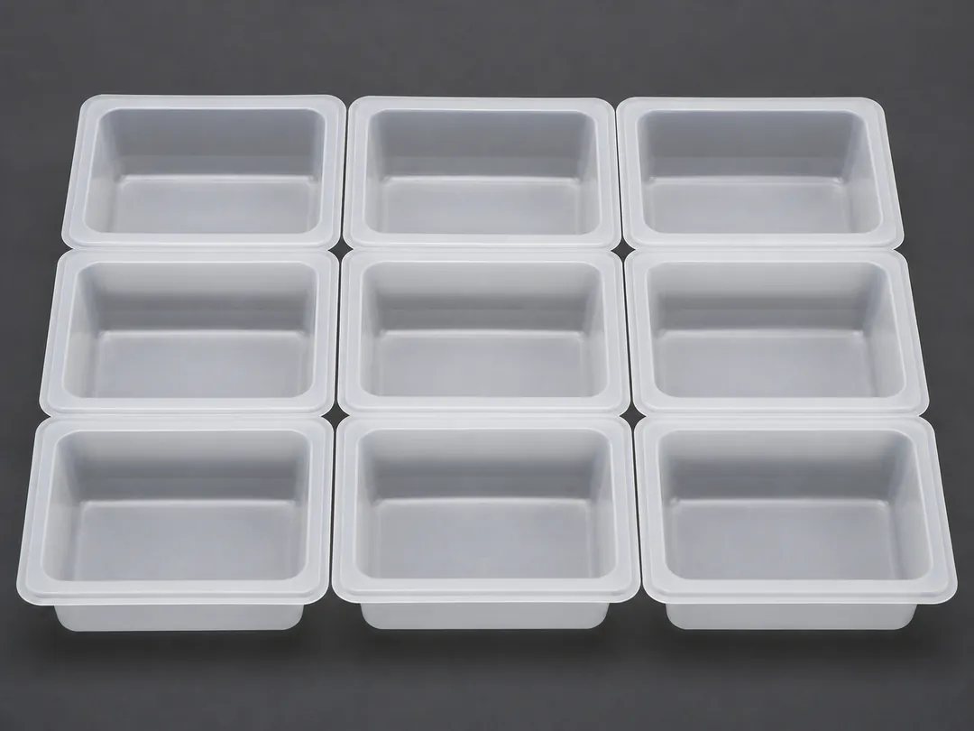 1/9 Clear Polypropylene Pans commercial product system