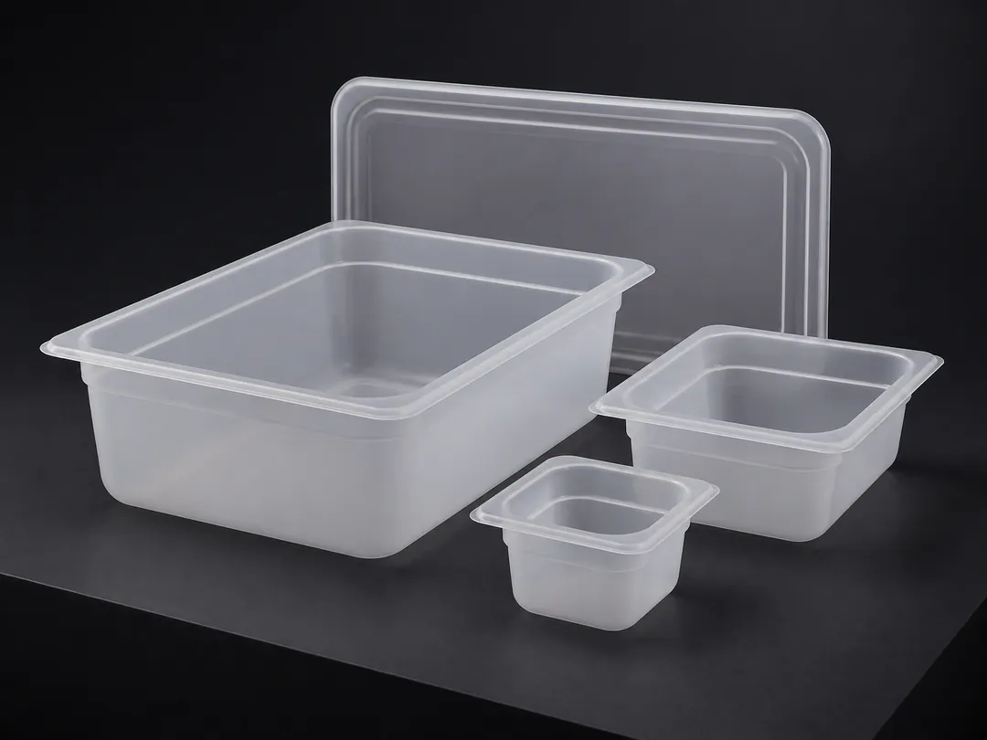 Clear Polypropylene Pans (PP) commercial product system