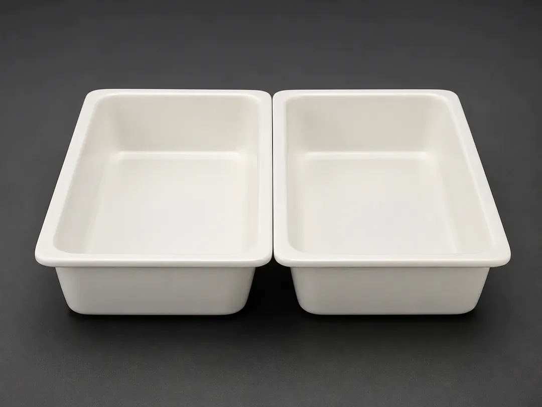 1/2 Porcelain Gastronorm pans commercial product system