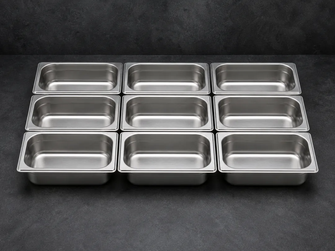 1/9 Size Gastronorm Pans commercial product system
