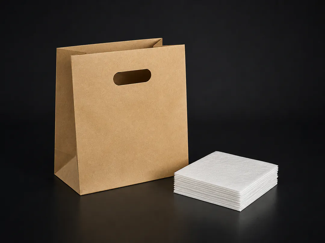 Paper Bags & Napkins commercial product system