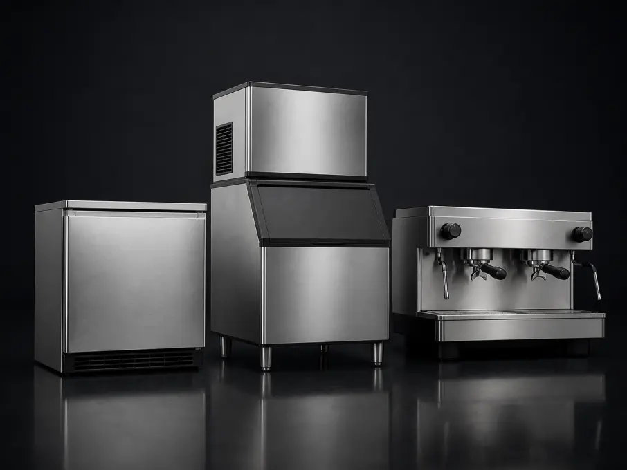 Commercial ice maker and beverage equipment