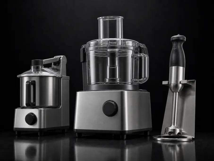 Commercial food processors and stick blender equipment