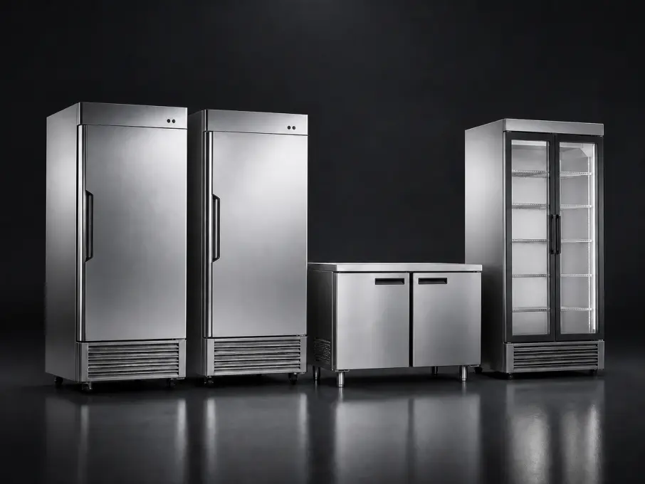 Commercial upright, display and underbench refrigeration equipment