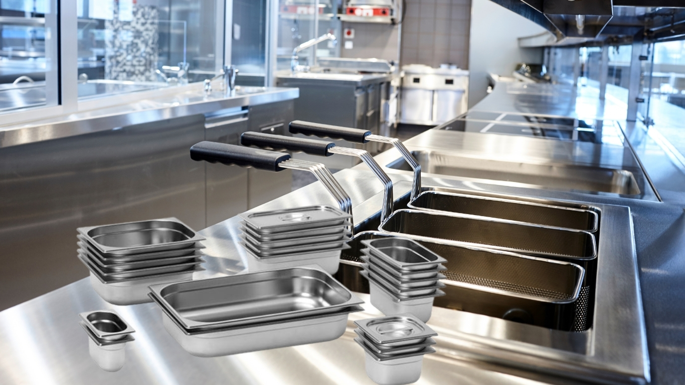 Stainless Steel GN Pans (Australia): Sizes, Depth & FSANZ Cooling Rules