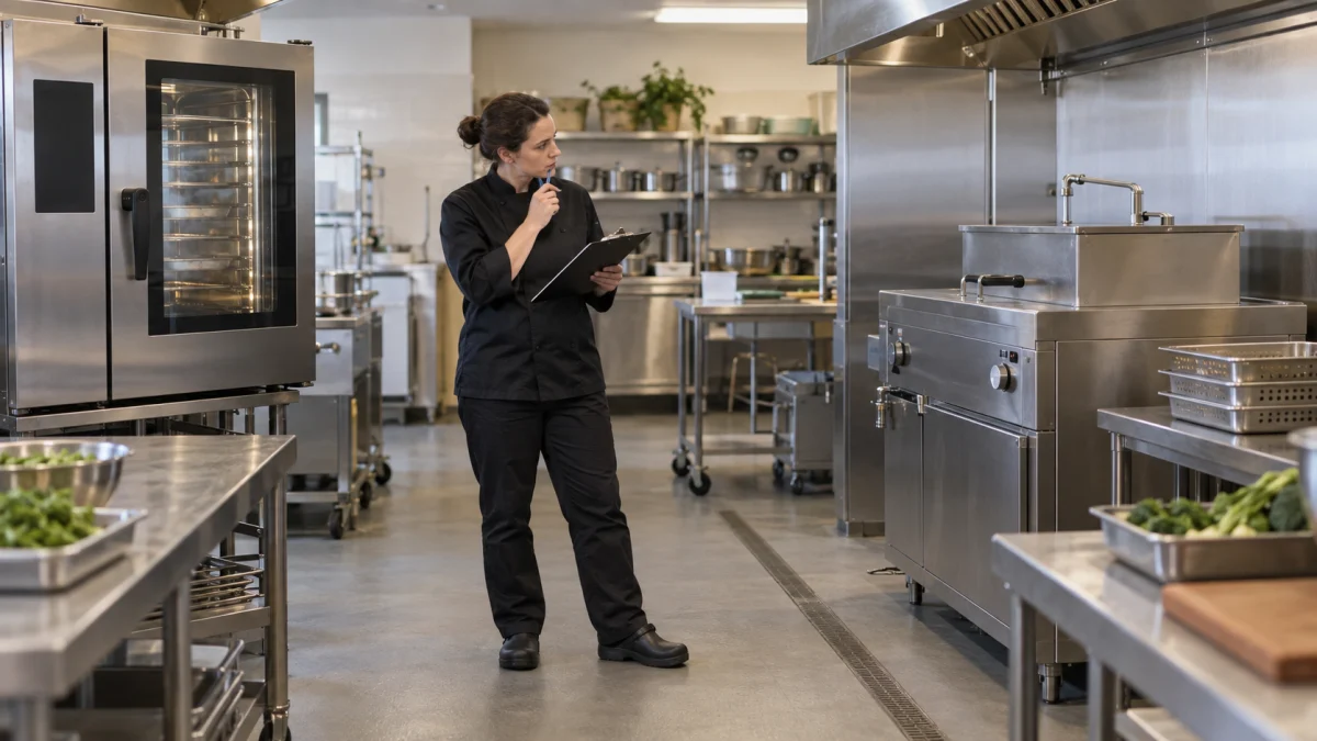 Commercial steamer vs combi oven: route the production load