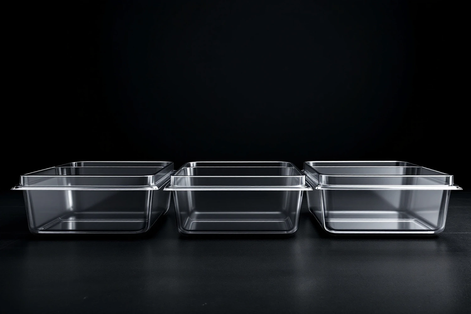 1/6 Clear Polycarbonate GN Pans - Commercial Kitchen Equipment | KW Commercial