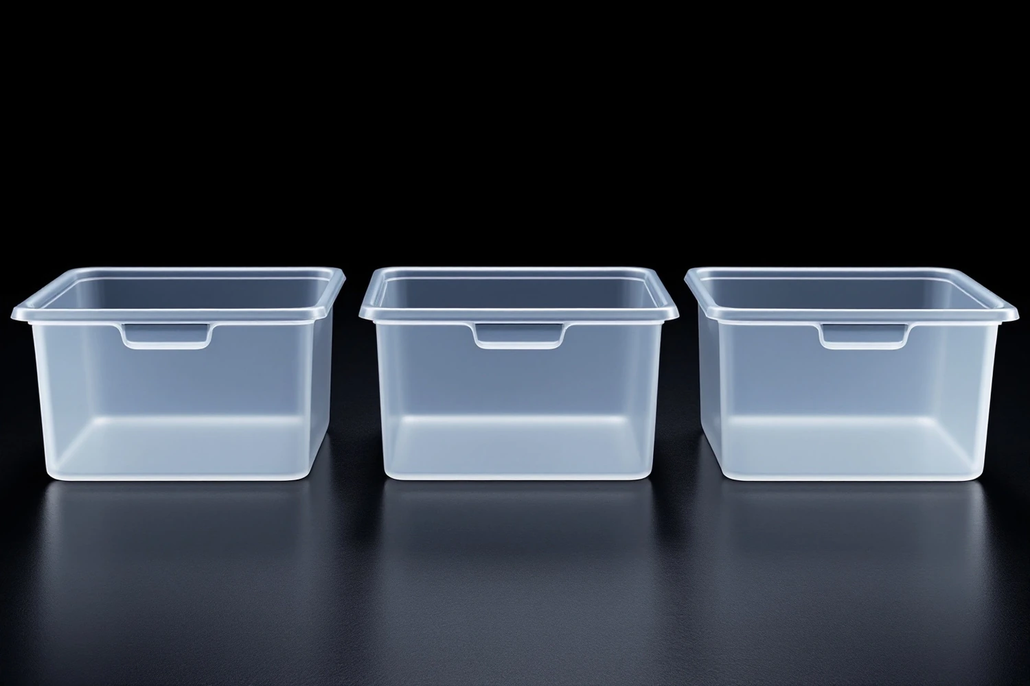 1/6 Clear Polypropylene Pans
