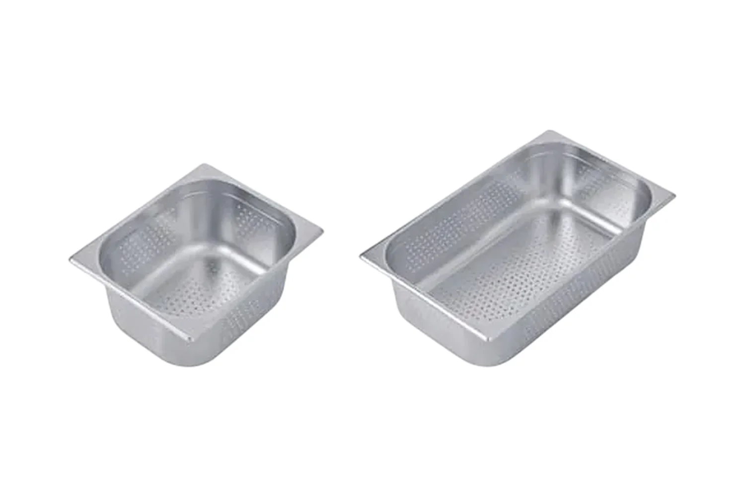 Mixrite perforated 2/3 stainless steel gastronorm pan
