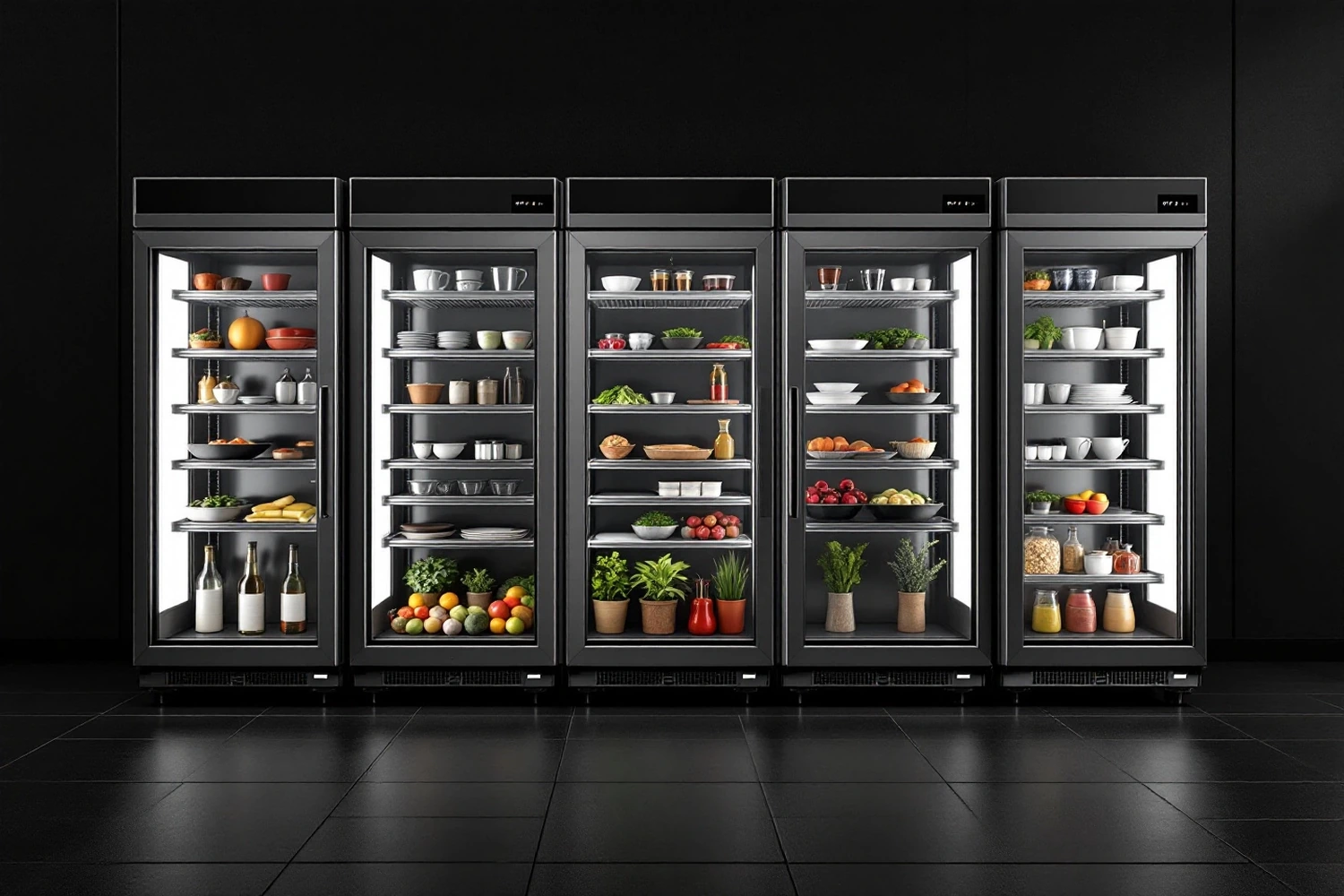 Glass Door Fridges