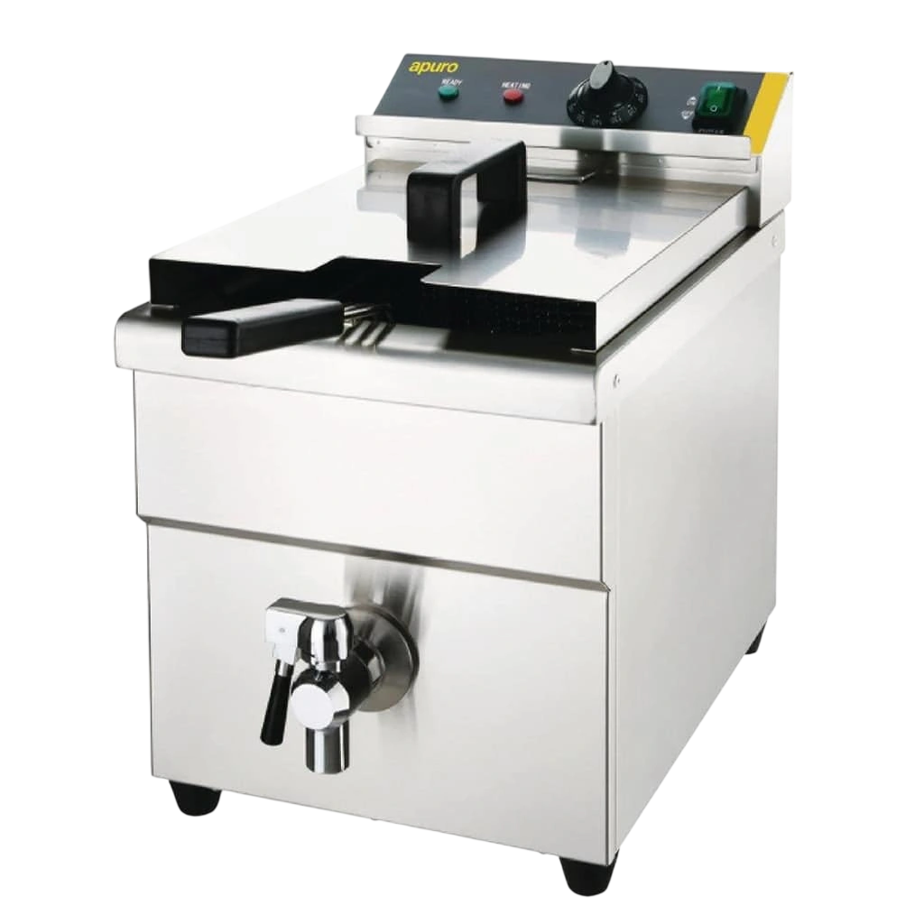 Apuro CP793-A Induction Fryer – 7.5L Capacity, 3kW, Stainless Steel commercial kitchen equipment