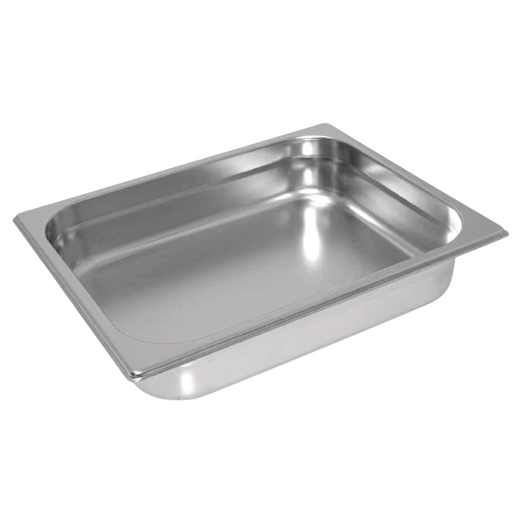 Vogue GC968 Heavy Duty Stainless Steel 1/2 GN Tray – 40mm commercial kitchen equipment