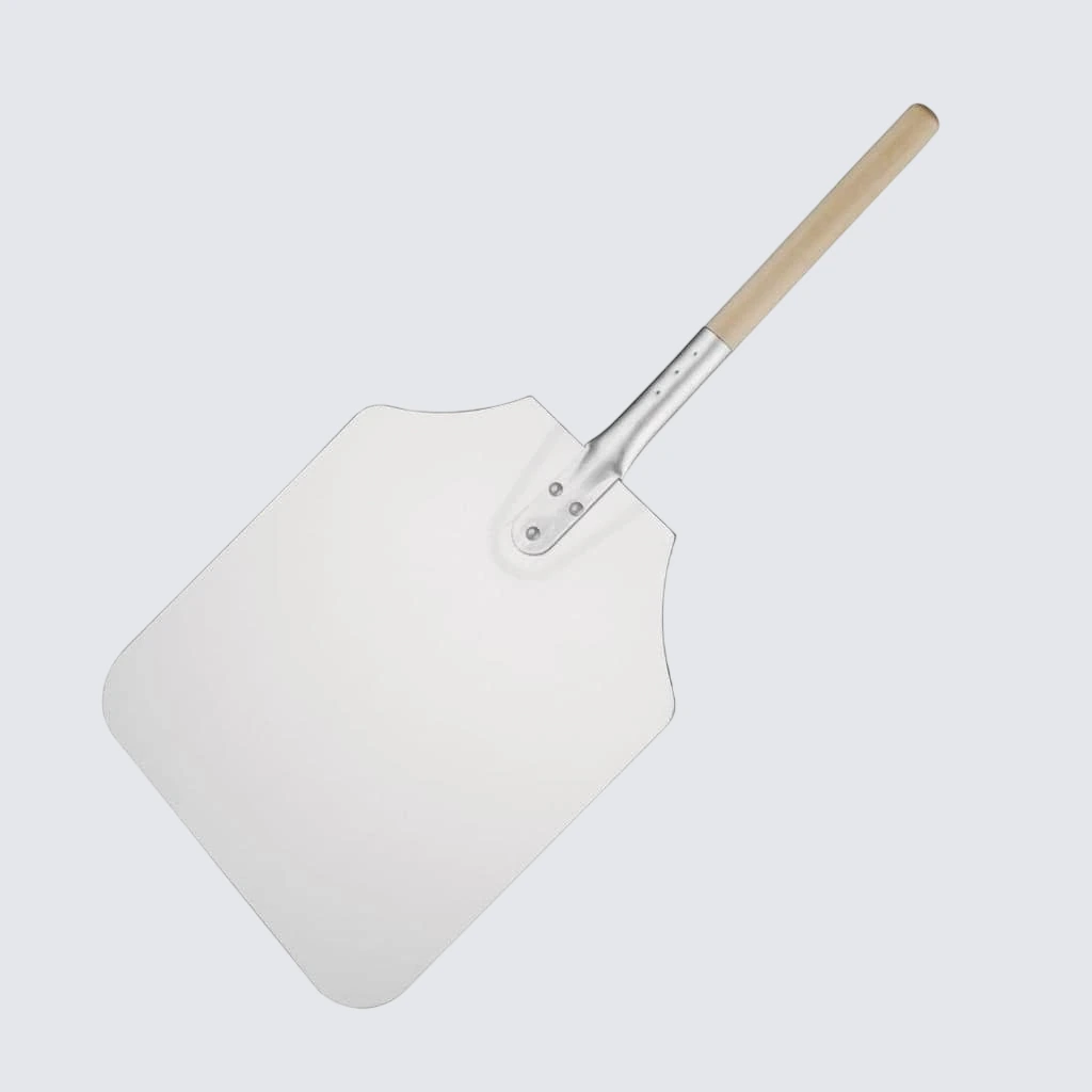 Vogue Pizza Peel Wood Handle Aluminum - 305x355mm 12x14" (Blade 660mm 26") commercial kitchen equipment
