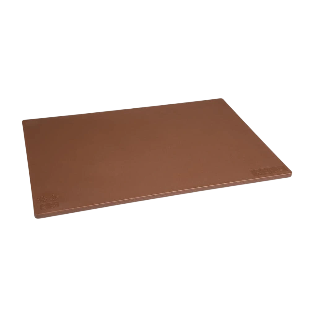 Hygiplas Antibacterial Low Density Chopping Board Brown - 450x300x10mm commercial kitchen equipment