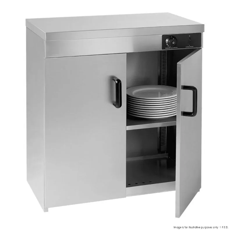 Benchstar PW-DE Stainless Plate Warmer Double Cabinet 120 Plate Capacity