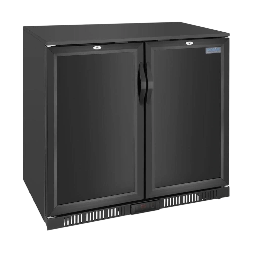 Polar GE998-A G-Series Back Bar Cooler 850mm – 2 Solid Hinged Doors, 198L commercial kitchen equipment