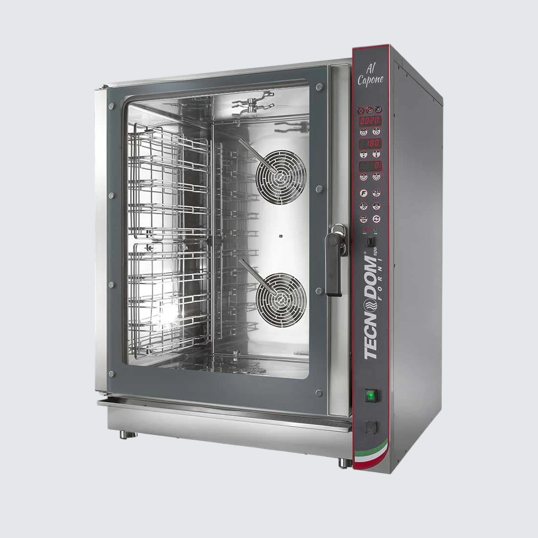 Tecnodom TDC-10VH Combi Oven – 10 Tray Digital Oven with Steam, ΔT & Cleaning Modes | 415V commercial kitchen equipment