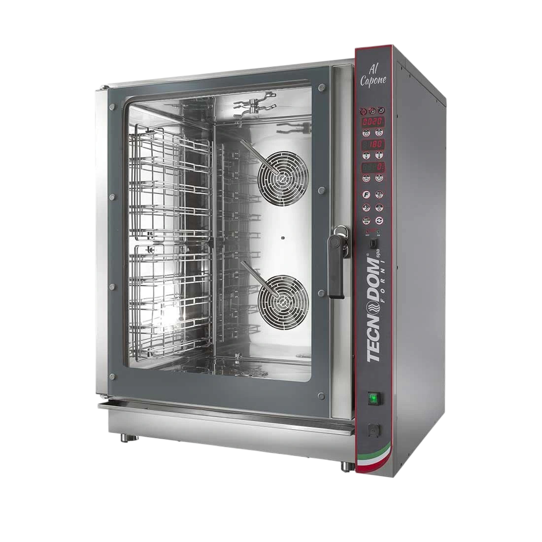 Tecnodom TDC-10VH Combi Oven – 10 Tray Digital Oven with Steam, ΔT & Cleaning Modes | 415V commercial kitchen equipment