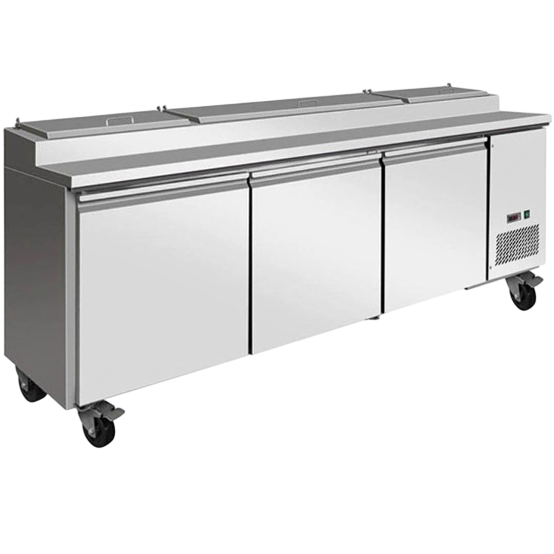 Thermaster Commercial Pizza Fridge TPB2400 3 door commercial kitchen equipment