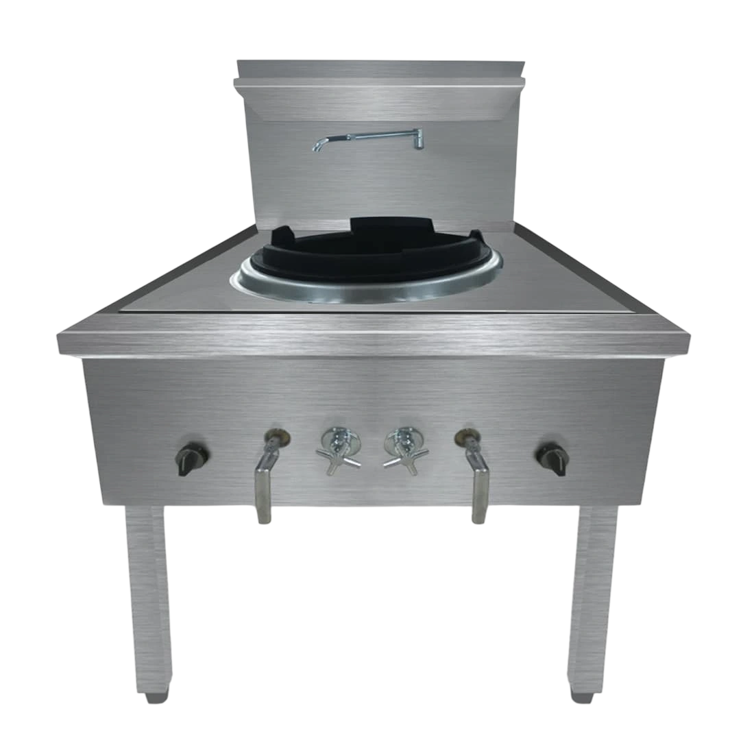 Gasmax WW-1L Waterless LPG Single Wok | Stainless Steel, Duckbill Burner commercial kitchen equipment