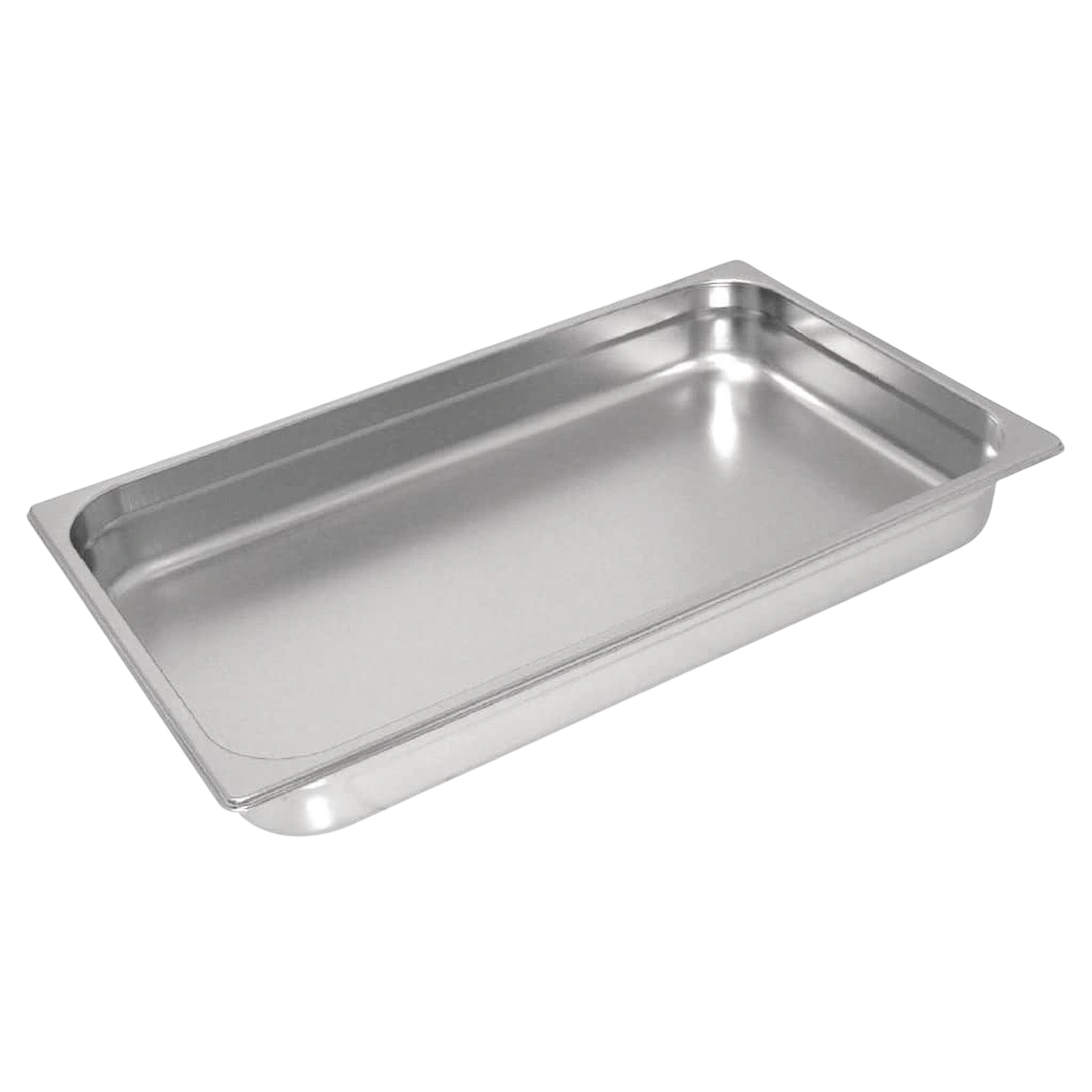 Vogue GC965 Heavy-Duty Stainless Steel Gastronorm Tray 1/1 Size – 150mm Deep commercial kitchen equipment