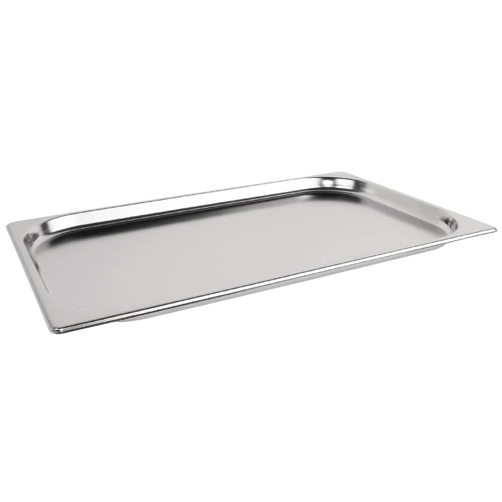 Vogue GC961 Heavy-Duty Stainless Steel Gastronorm Tray 1/1 Size – 20mm Deep commercial kitchen equipment