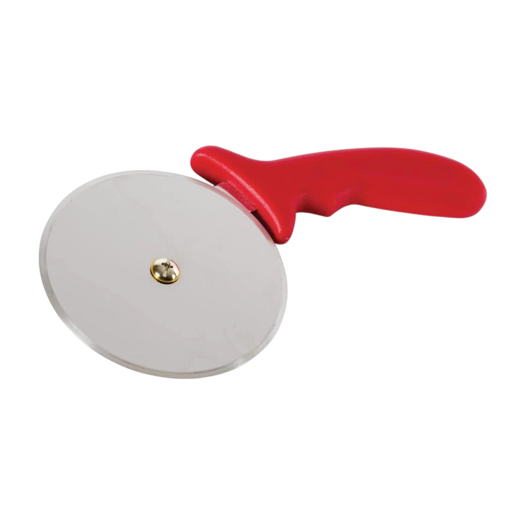 Hygiplas CC407 Red Pizza Wheel Cutter – 100mm Stainless Steel Blade commercial kitchen equipment