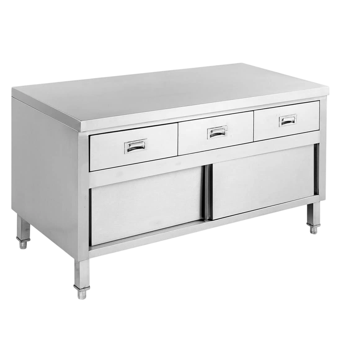 FED SKTD6-1200 Stainless Steel Bench Cabinet – 1200mm, 3 Drawers commercial kitchen equipment