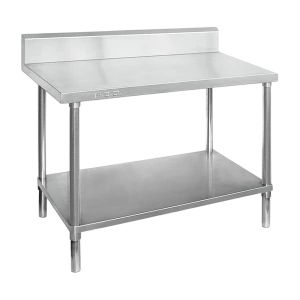 FED WBB6-1800/A Stainless Steel Workbench with Splashback – 1800mm commercial kitchen equipment