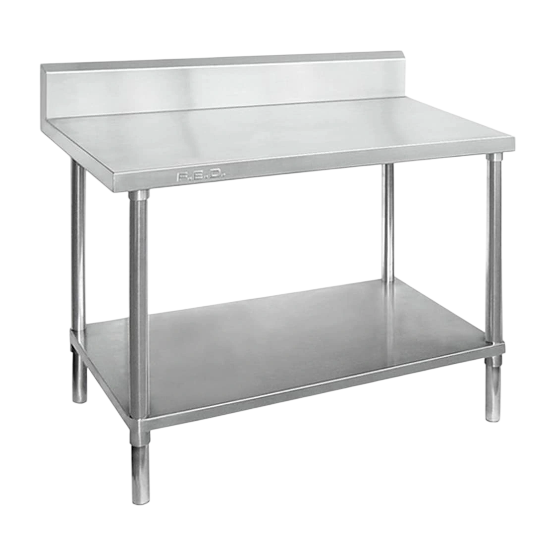 Modular Systems WBB7-1200/A stainless workbench with splashback