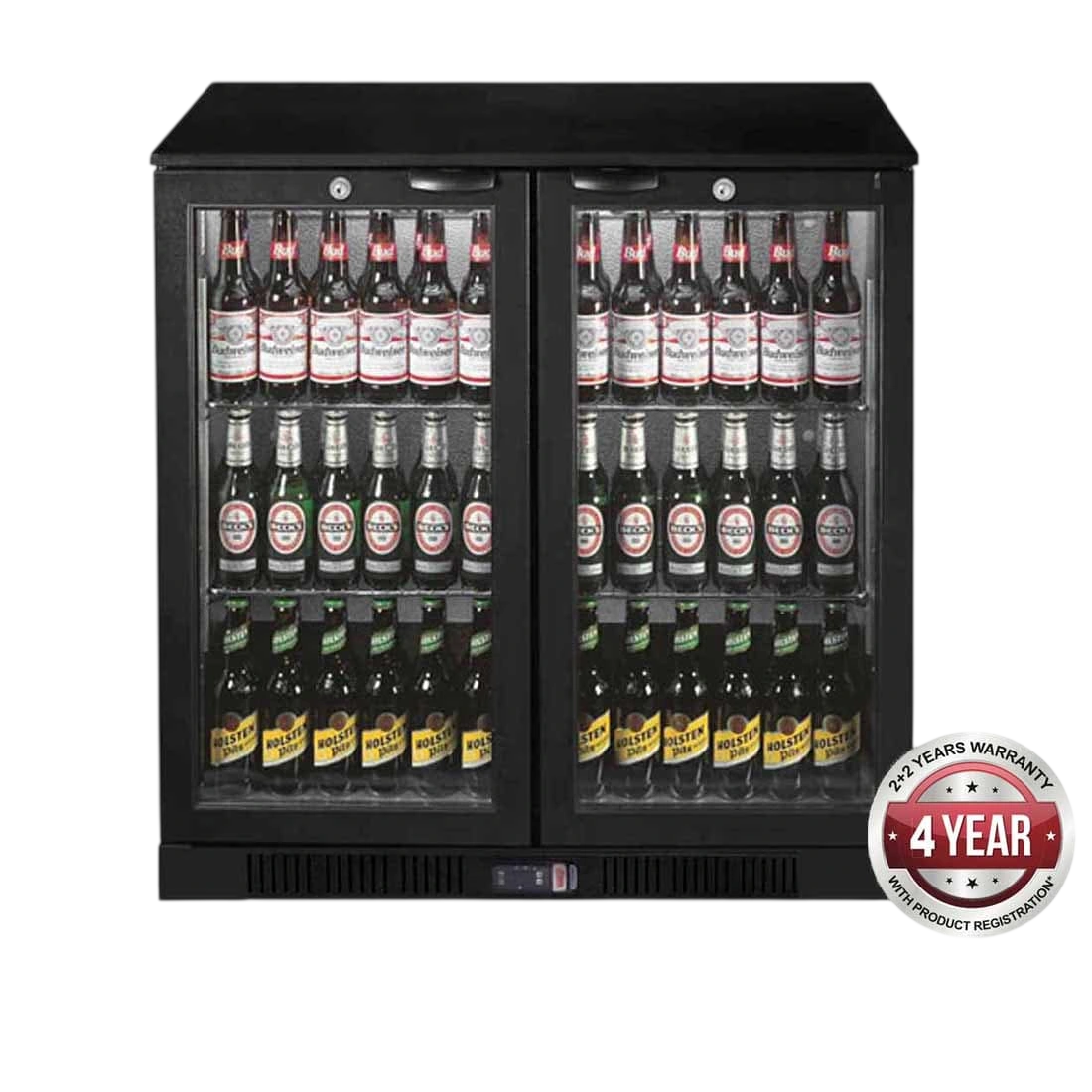 Thermaster LG-208HC Two Door Under Bench Bar Cooler | 208L commercial kitchen equipment