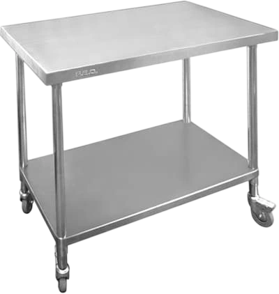Modular Systems WBM7-0600/A mobile stainless workbench