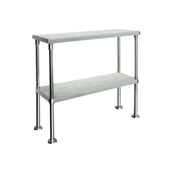 Modular Systems FED WBO2-1200 Double Tier Workbench Overshelf – 1200mm, 304 Grade product image