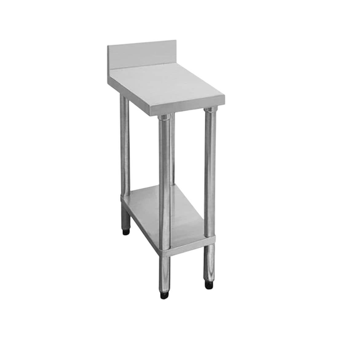 FED 0450-7-WBB Stainless Steel Table 450×700mm – Splashback & Undershelf commercial kitchen equipment