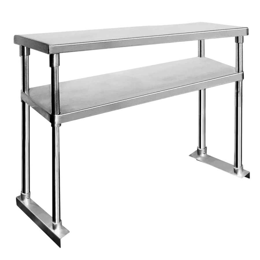 Modular Systems FED 1200-WBO2 Double Tier Stainless Steel Workbench Overshelf – 1200mm