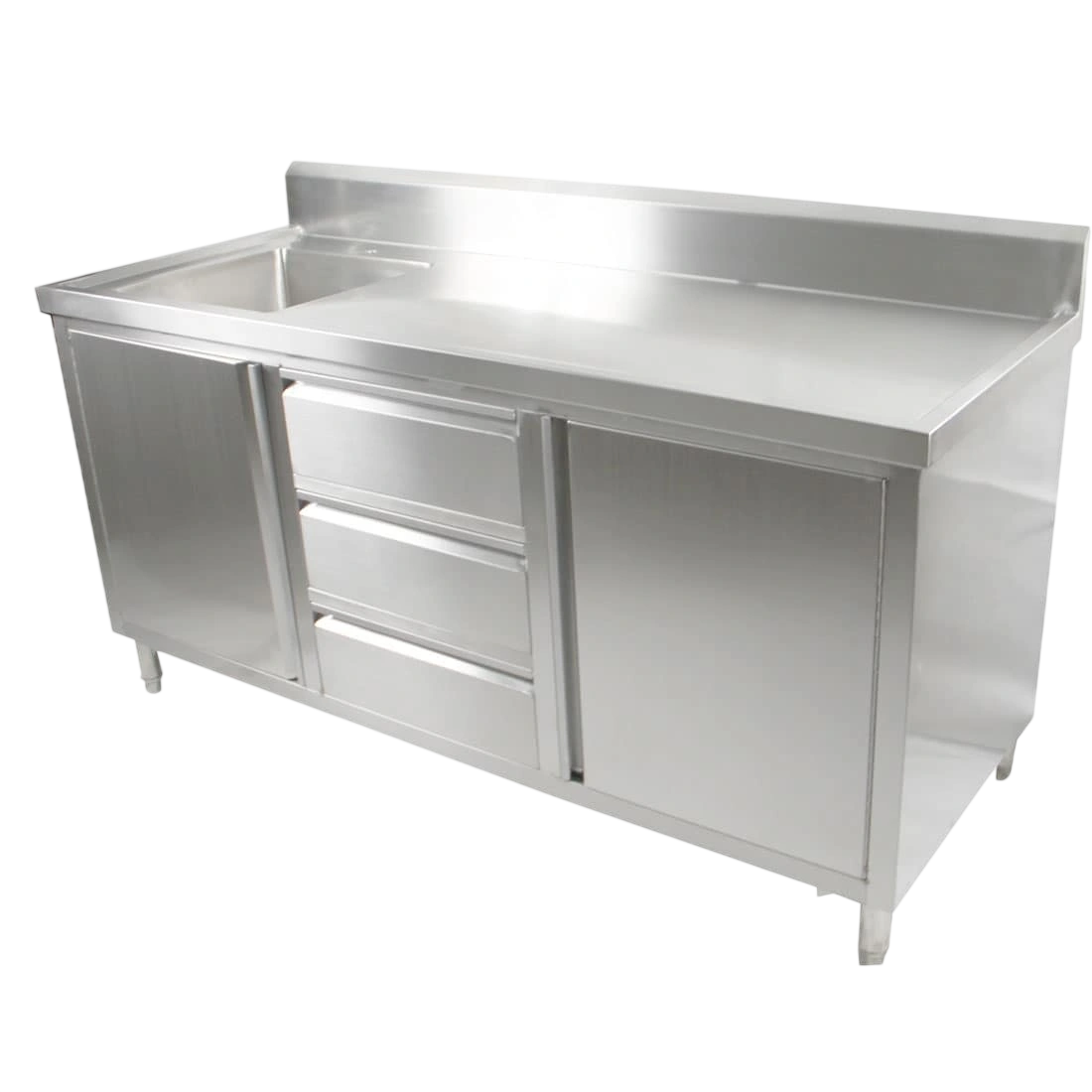 FED SC-6-2100L-H Left Sink Cabinet – 2100mm | KW Commercial Kitchen commercial kitchen equipment