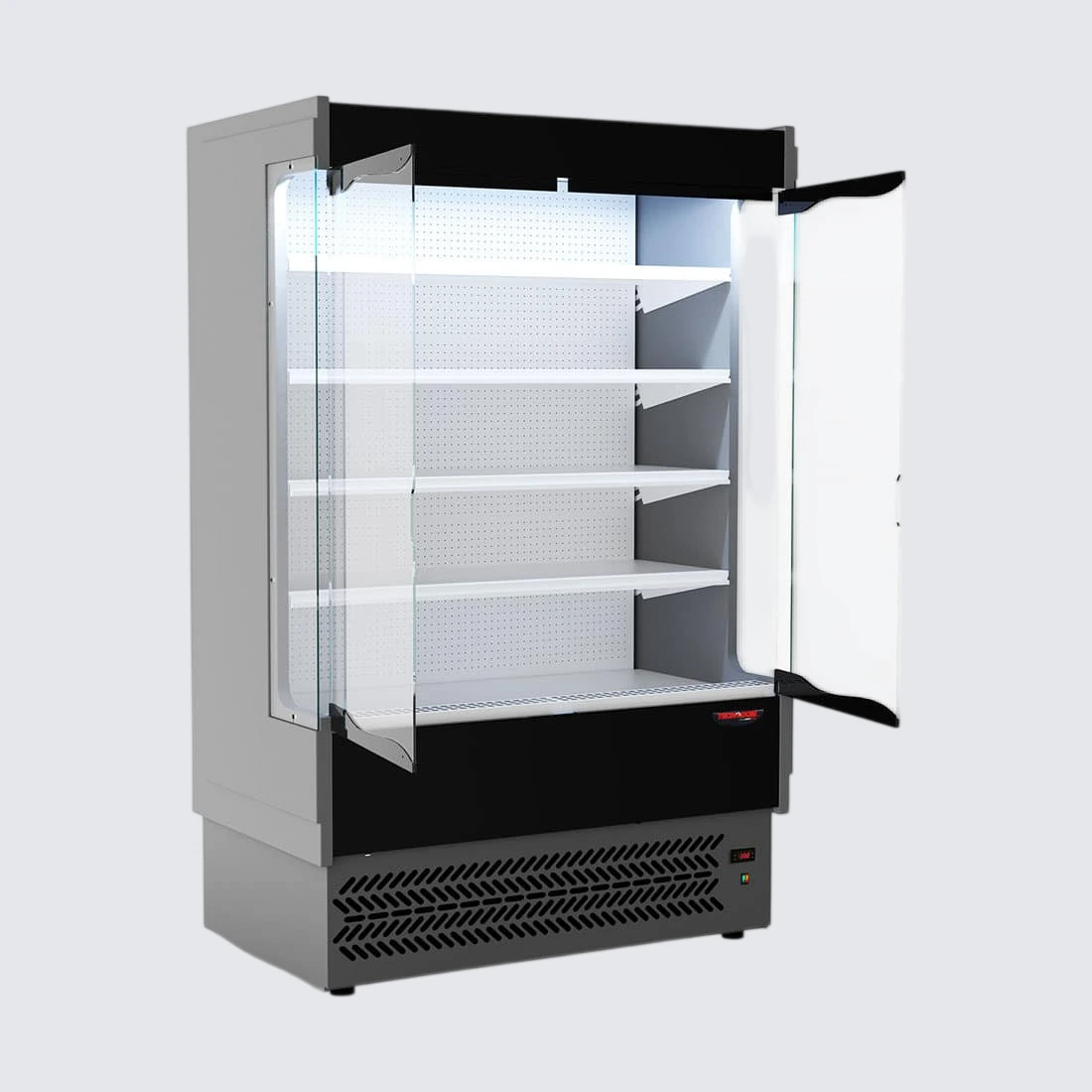 Tecnodom TDVB80-CA-125 Vulcano Supermarket 2 Door Display – 1330 mm commercial kitchen equipment