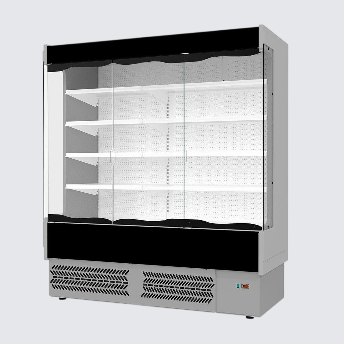 Tecnodom TDVB80-CA-187 Vulcano Supermarket 3 Door Display commercial kitchen equipment