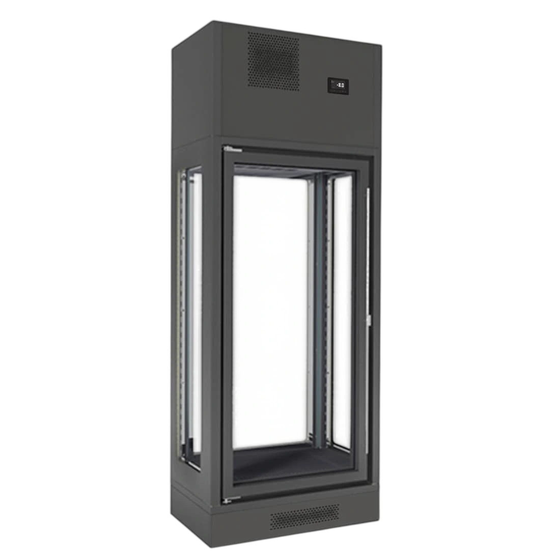 Fagor FWC-2601-1WB Wall-Mounted Wine Cellar – 77 Bottle, Black, LED Display commercial kitchen equipment